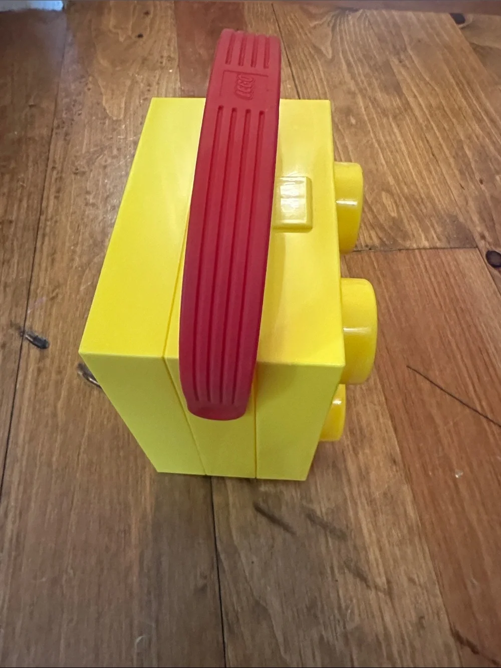 LEGO Yellow and Red Brick Storage Bucket